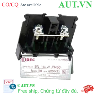 Ảnh của Cầu Đấu Dây IDEC BN15LWPN50 (21A, 630V) - Lắp Ray DIN 35mm | AUT VN