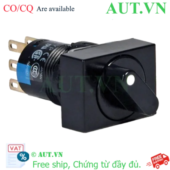 Ảnh của Chuyển mạch 2 vị trí tự giữ IDEC AS6H-2Y2C D16 2NO+2NC