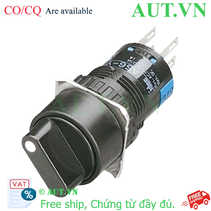 Ảnh của Chuyển mạch 2 vị trí tự giữ IDEC AS6M-2Y2C D16 2NO+2NC