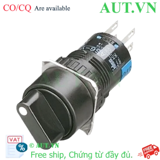 Ảnh của Chuyển mạch 2 vị trí tự giữ IDEC AS6M-2Y2C D16 2NO+2NC