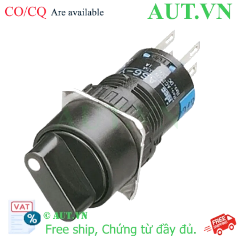 Ảnh của Chuyển mạch 2 vị trí tự giữ IDEC AS6M-2Y2C D16 2NO+2NC