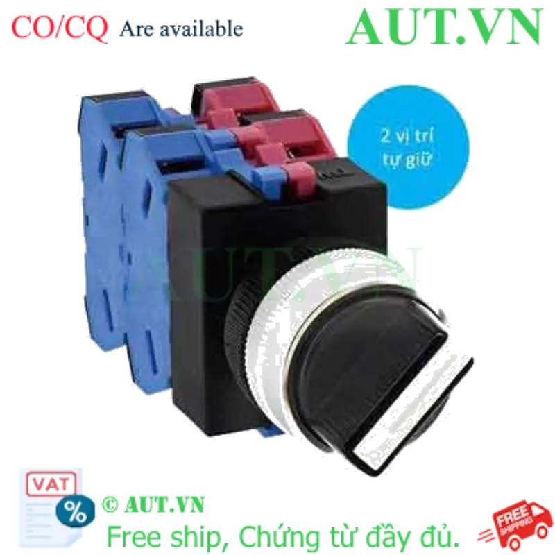 Ảnh của Chuyển mạch 2 vị trí tự giữ IDEC ASW222 D22 2NO+2NC