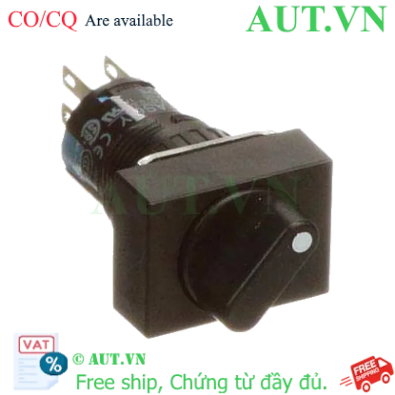 Ảnh của Chuyển mạch 2 vị trí tự hồi IDEC AS6H-21Y1PC D16 1NO+1NC