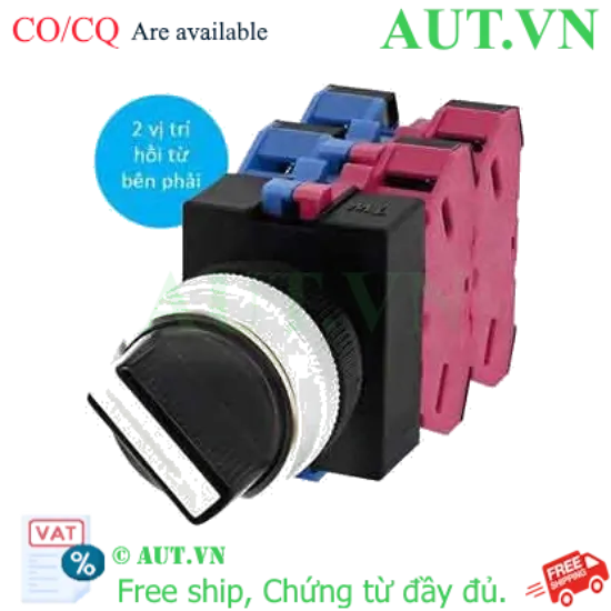 Ảnh của Chuyển mạch 2 vị trí tự hồi IDEC ASW2122 D22 2NO+2NC