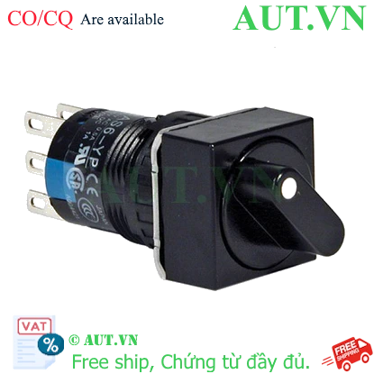Ảnh của Chuyển mạch 3 vị trí tự giữ IDEC AS6Q-3Y2C D16 2NO+2NC