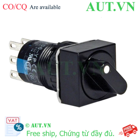 Ảnh của Chuyển mạch 3 vị trí tự giữ IDEC AS6Q-3Y2C D16 2NO+2NC