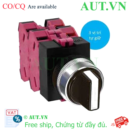 Ảnh của Chuyển mạch 3 vị trí tự giữ IDEC ASW304 D22 4NC