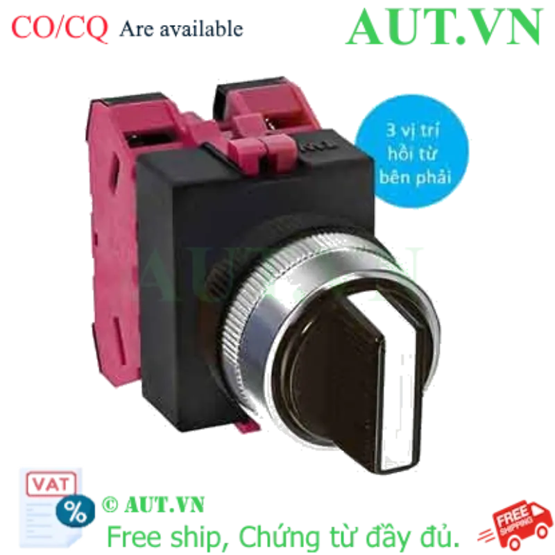 Ảnh của Chuyển mạch 3 vị trí tự hồi IDEC ASW3102 D22 2NC