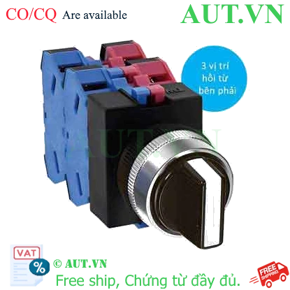 Ảnh của Chuyển mạch 3 vị trí tự hồi IDEC ASW3122 D22 2NO+2NC