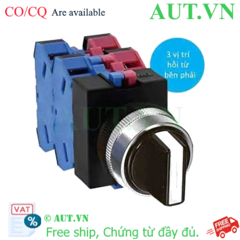 Ảnh của Chuyển mạch 3 vị trí tự hồi IDEC ASW3122 D22 2NO+2NC