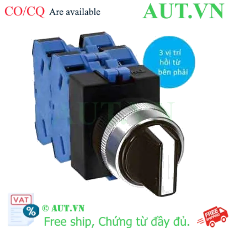 Ảnh của Chuyển mạch 3 vị trí tự hồi IDEC ASW3140 D22 4NO