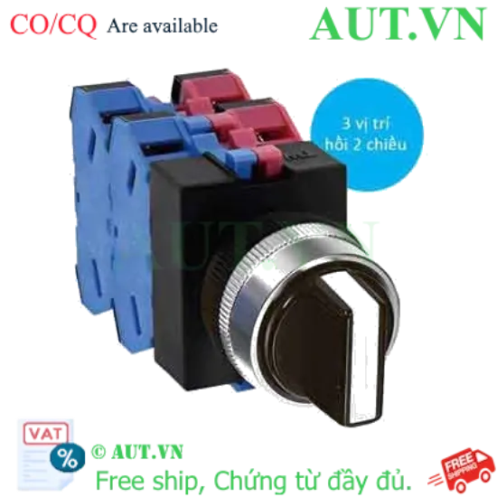 Ảnh của Chuyển mạch 3 vị trí tự hồi IDEC ASW3322 D22 2NO+2NC