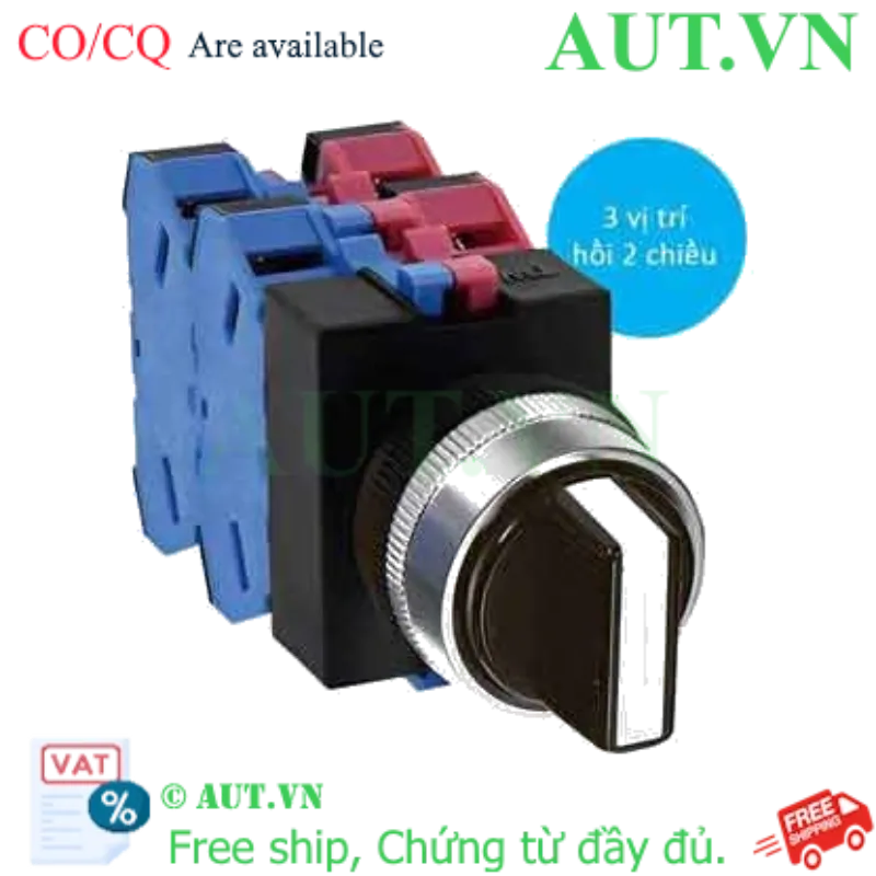 Ảnh của Chuyển mạch 3 vị trí tự hồi IDEC ASW3322 D22 2NO+2NC