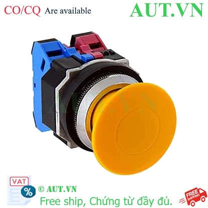 Ảnh của Công tắc ấn nhả AZD320NY IDEC, D30, 2NO, vàng, mới