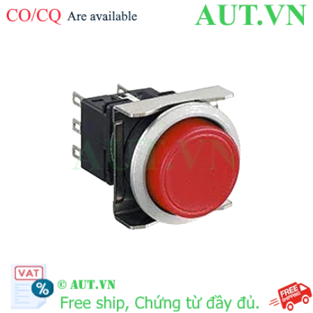 Ảnh của Công tắc ấn nhả LBW6MB-M1T1LR IDEC, D22, 1NO+1NC, đỏ