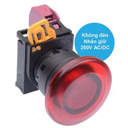 Ảnh của Công tắc ấn YW1L-A4E01Q0R IDEC, D22, đỏ, 1NC, đẹp