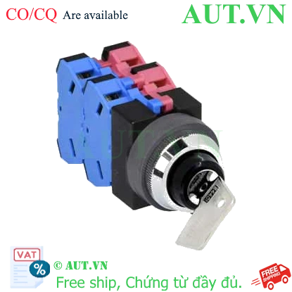 Ảnh của Công tắc chìa khóa 3 vị trí IDEC ASN31K22N-NO24401 D30 2NO+2NC