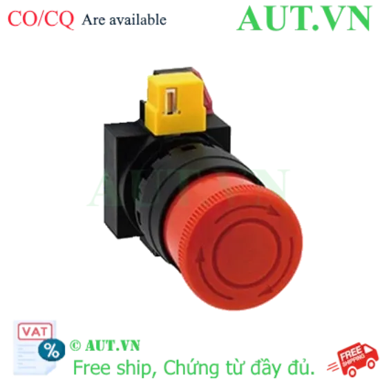 Ảnh của Công tắc dừng khẩn cấp  ( có khối tiếp điểm tháo rời) IDEC HW1B-V301R 