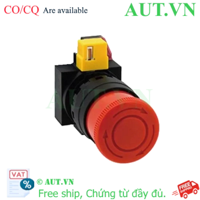 Ảnh của Công tắc dừng khẩn cấp  ( có khối tiếp điểm tháo rời) IDEC HW1B-V301R 