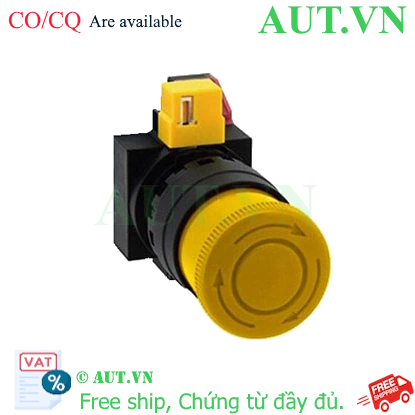 Ảnh của Công tắc dừng khẩn cấp  ( có khối tiếp điểm tháo rời) IDEC HW1B-V301Y 