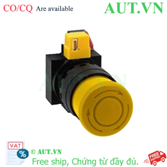 Ảnh của Công tắc dừng khẩn cấp  ( có khối tiếp điểm tháo rời) IDEC HW1B-V301Y 