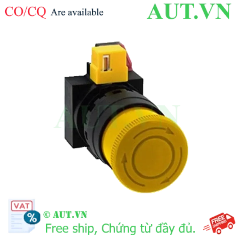 Ảnh của Công tắc dừng khẩn cấp  ( có khối tiếp điểm tháo rời) IDEC HW1B-V301Y 