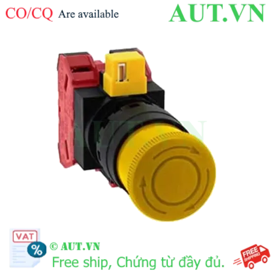 Ảnh của Công tắc dừng khẩn cấp  ( có khối tiếp điểm tháo rời) IDEC HW1B-V302Y 