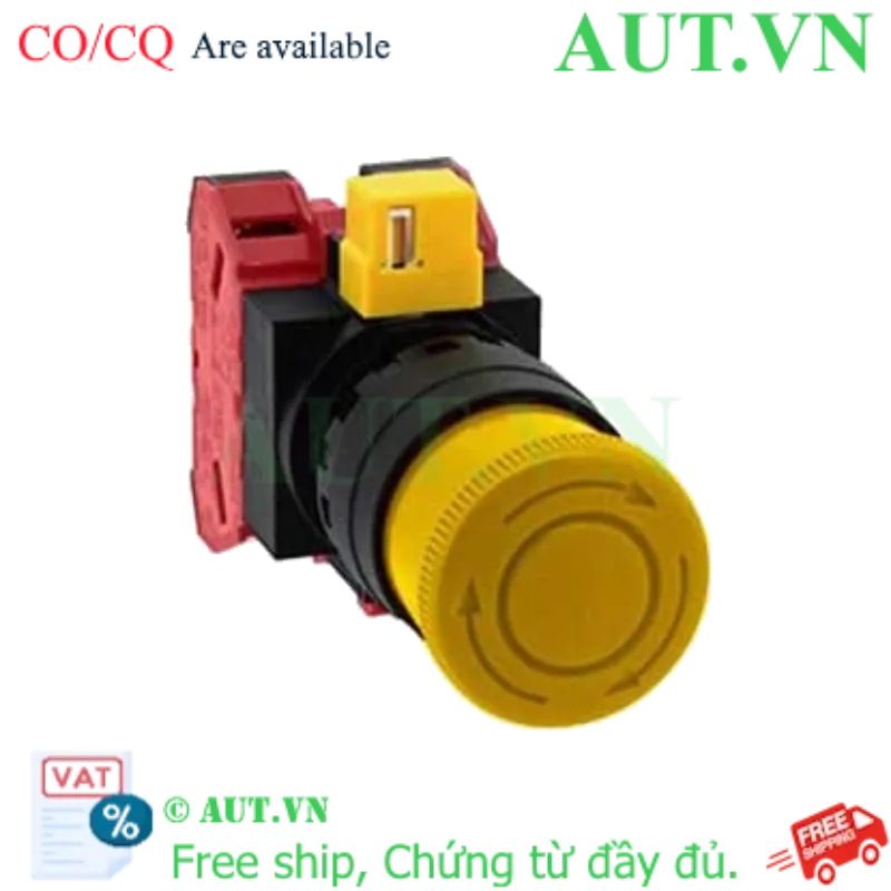 Ảnh của Công tắc dừng khẩn cấp  ( có khối tiếp điểm tháo rời) IDEC HW1B-V302Y 