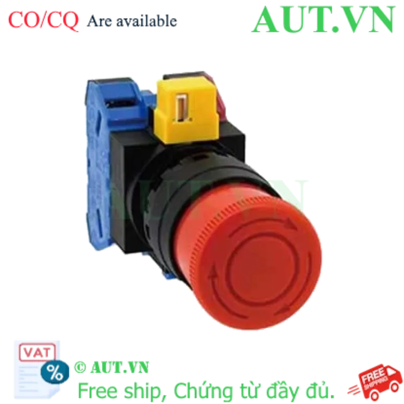 Ảnh của Công tắc dừng khẩn cấp  ( có khối tiếp điểm tháo rời) IDEC HW1B-V311R 