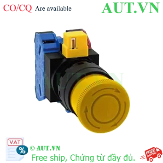 Ảnh của Công tắc dừng khẩn cấp  ( có khối tiếp điểm tháo rời) IDEC HW1B-V311Y 