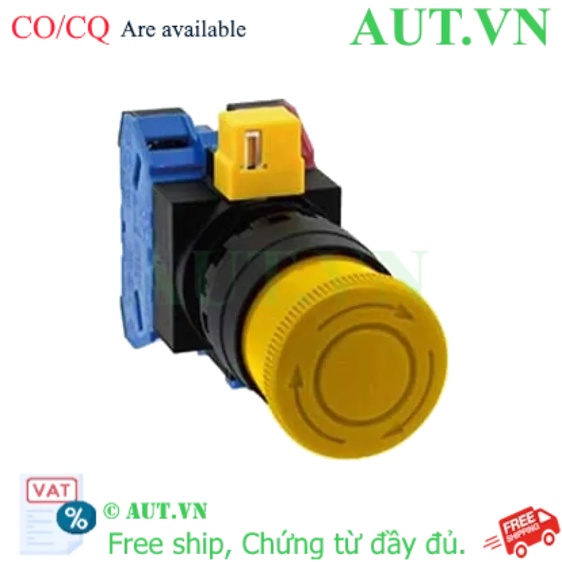Ảnh của Công tắc dừng khẩn cấp  ( có khối tiếp điểm tháo rời) IDEC HW1B-V311Y 