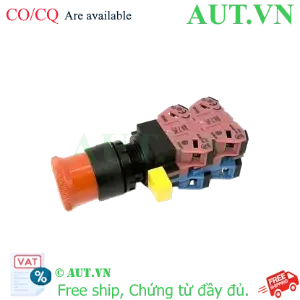 Ảnh của Công tắc dừng khẩn cấp  ( có khối tiếp điểm tháo rời) IDEC HW1B-V322R 