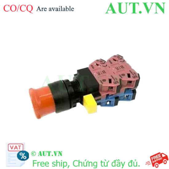 Ảnh của Công tắc dừng khẩn cấp  ( có khối tiếp điểm tháo rời) IDEC HW1B-V322R 