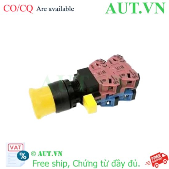 Ảnh của Công tắc dừng khẩn cấp  ( có khối tiếp điểm tháo rời) IDEC HW1B-V322Y 
