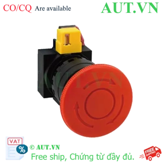 Ảnh của Công tắc dừng khẩn cấp  ( có khối tiếp điểm tháo rời) IDEC HW1B-V401R 