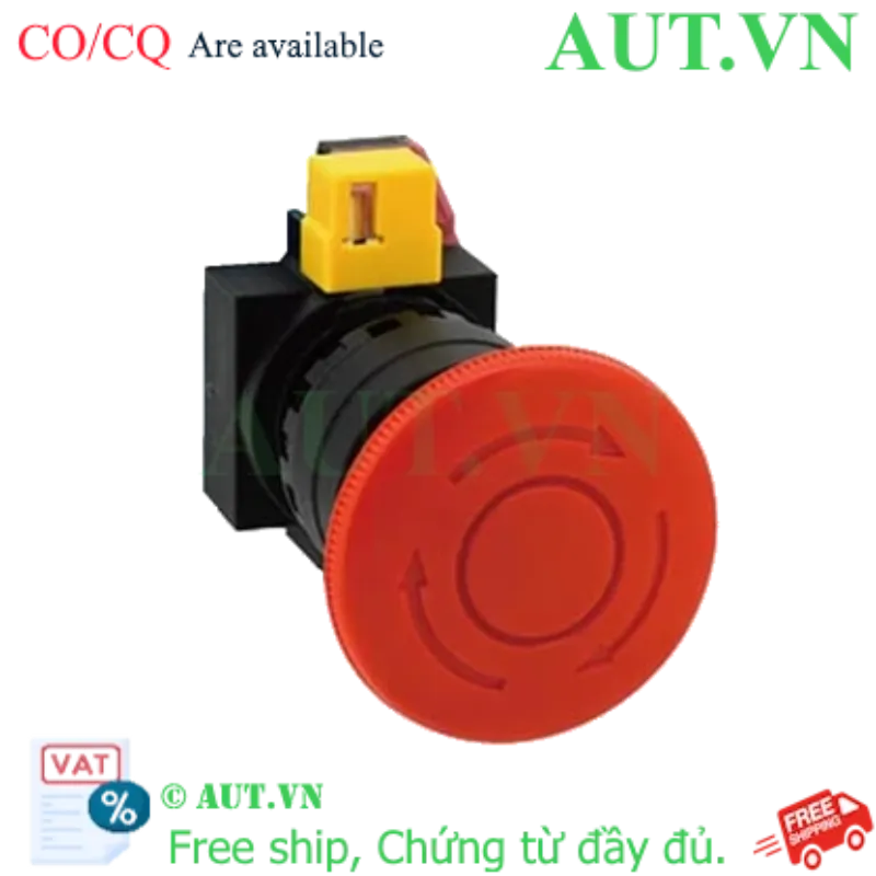 Ảnh của Công tắc dừng khẩn cấp  ( có khối tiếp điểm tháo rời) IDEC HW1B-V401R 