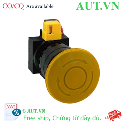 Ảnh của Công tắc dừng khẩn cấp  ( có khối tiếp điểm tháo rời) IDEC HW1B-V401Y 