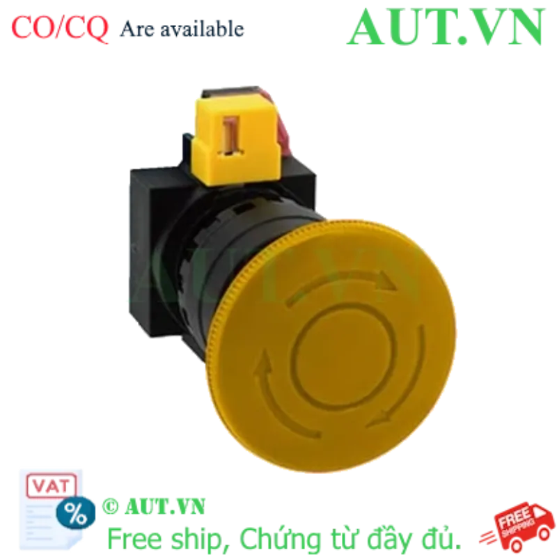 Ảnh của Công tắc dừng khẩn cấp  ( có khối tiếp điểm tháo rời) IDEC HW1B-V401Y 