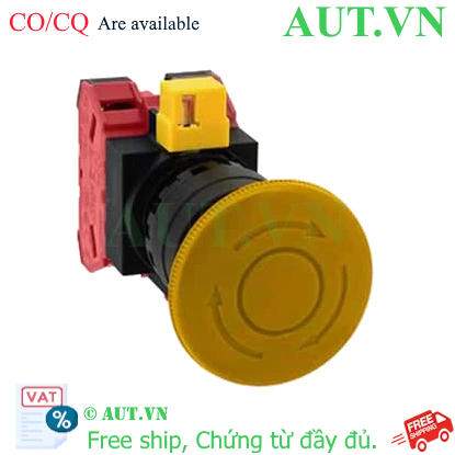 Ảnh của Công tắc dừng khẩn cấp  ( có khối tiếp điểm tháo rời) IDEC HW1B-V402Y 