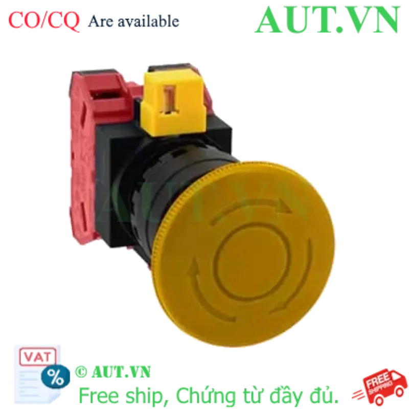 Ảnh của Công tắc dừng khẩn cấp  ( có khối tiếp điểm tháo rời) IDEC HW1B-V402Y 
