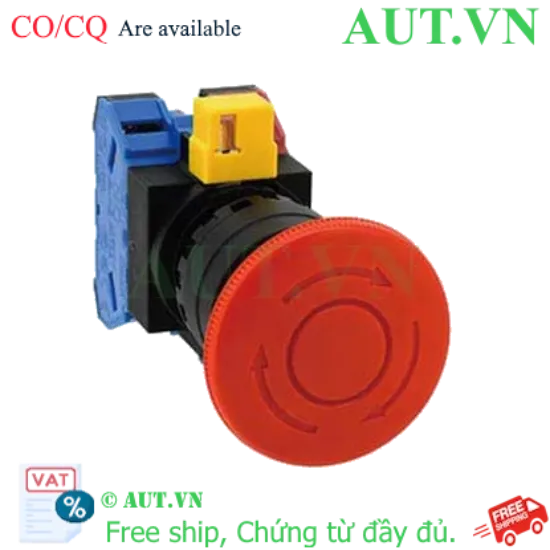 Ảnh của Công tắc dừng khẩn cấp  ( có khối tiếp điểm tháo rời) IDEC HW1B-V411R 