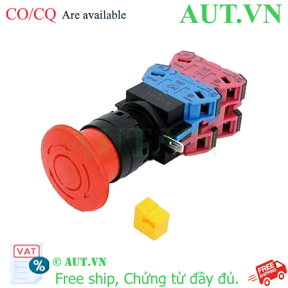 Ảnh của Công tắc dừng khẩn cấp  ( có khối tiếp điểm tháo rời) IDEC HW1B-V413R 