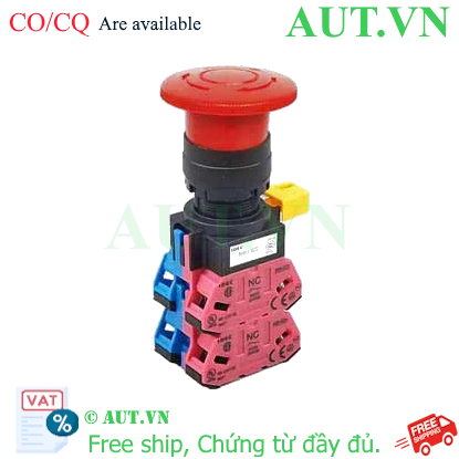 Ảnh của Công tắc dừng khẩn cấp  ( có khối tiếp điểm tháo rời) IDEC HW1B-V422R 