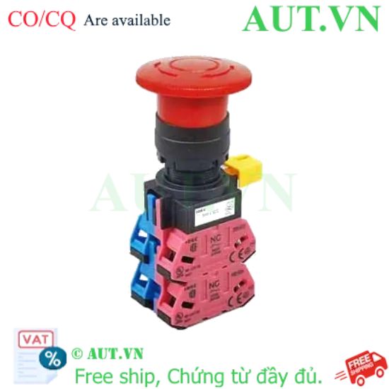 Ảnh của Công tắc dừng khẩn cấp  ( có khối tiếp điểm tháo rời) IDEC HW1B-V422R 