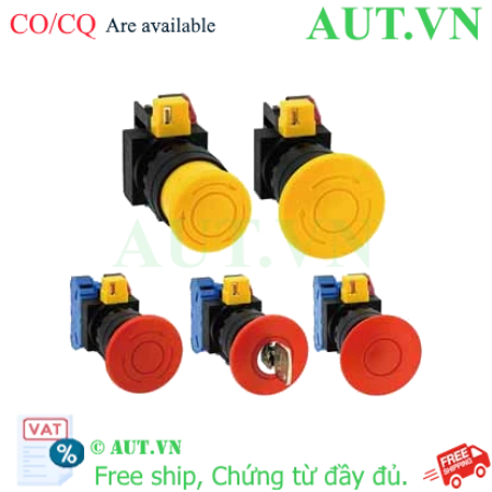 Ảnh của Công tắc dừng khẩn cấp  ( có khối tiếp điểm tháo rời) IDEC HW1B-V422Y 