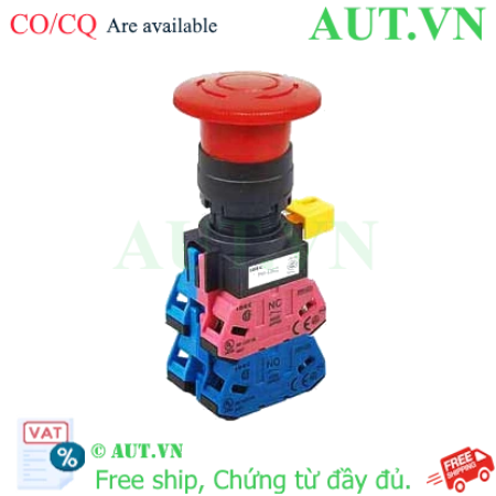 Ảnh của Công tắc dừng khẩn cấp  ( có khối tiếp điểm tháo rời) IDEC HW1B-V431R 
