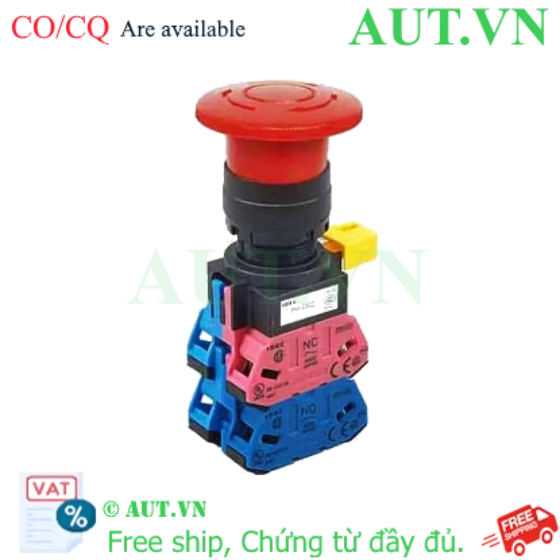 Ảnh của Công tắc dừng khẩn cấp  ( có khối tiếp điểm tháo rời) IDEC HW1B-V431R 