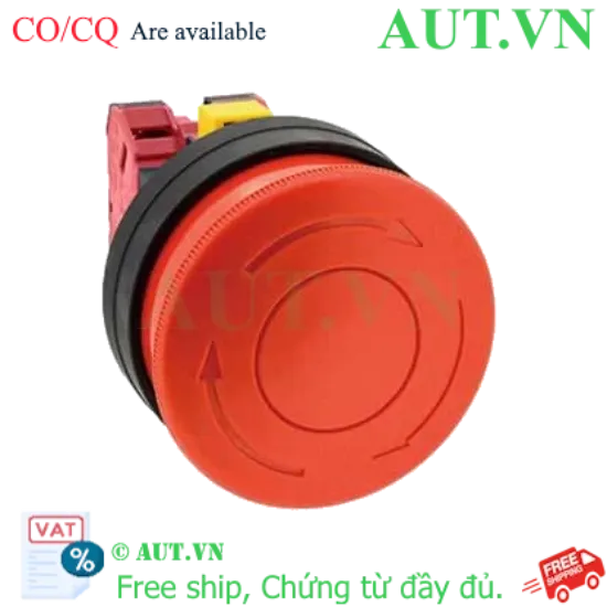 Ảnh của Công tắc dừng khẩn cấp  ( có khối tiếp điểm tháo rời) IDEC HW1B-V502R 