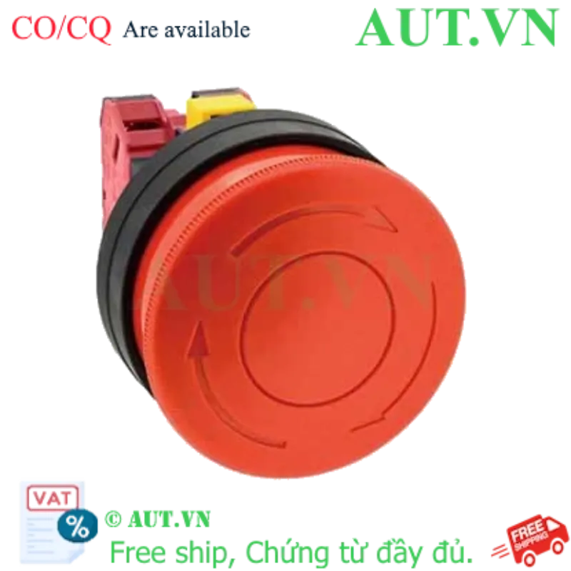 Ảnh của Công tắc dừng khẩn cấp  ( có khối tiếp điểm tháo rời) IDEC HW1B-V502R 