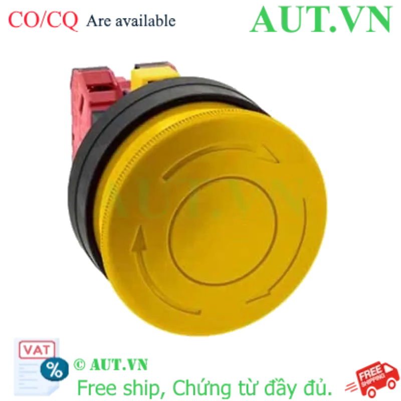 Ảnh của Công tắc dừng khẩn cấp  ( có khối tiếp điểm tháo rời) IDEC HW1B-V502Y 